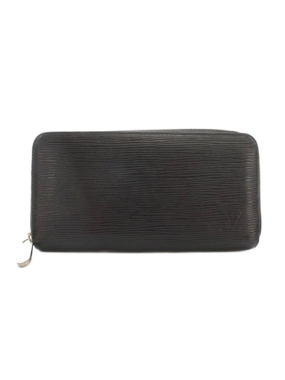 Louis Vuitton Zippy Wallet Epi Zip Around Noir Black
